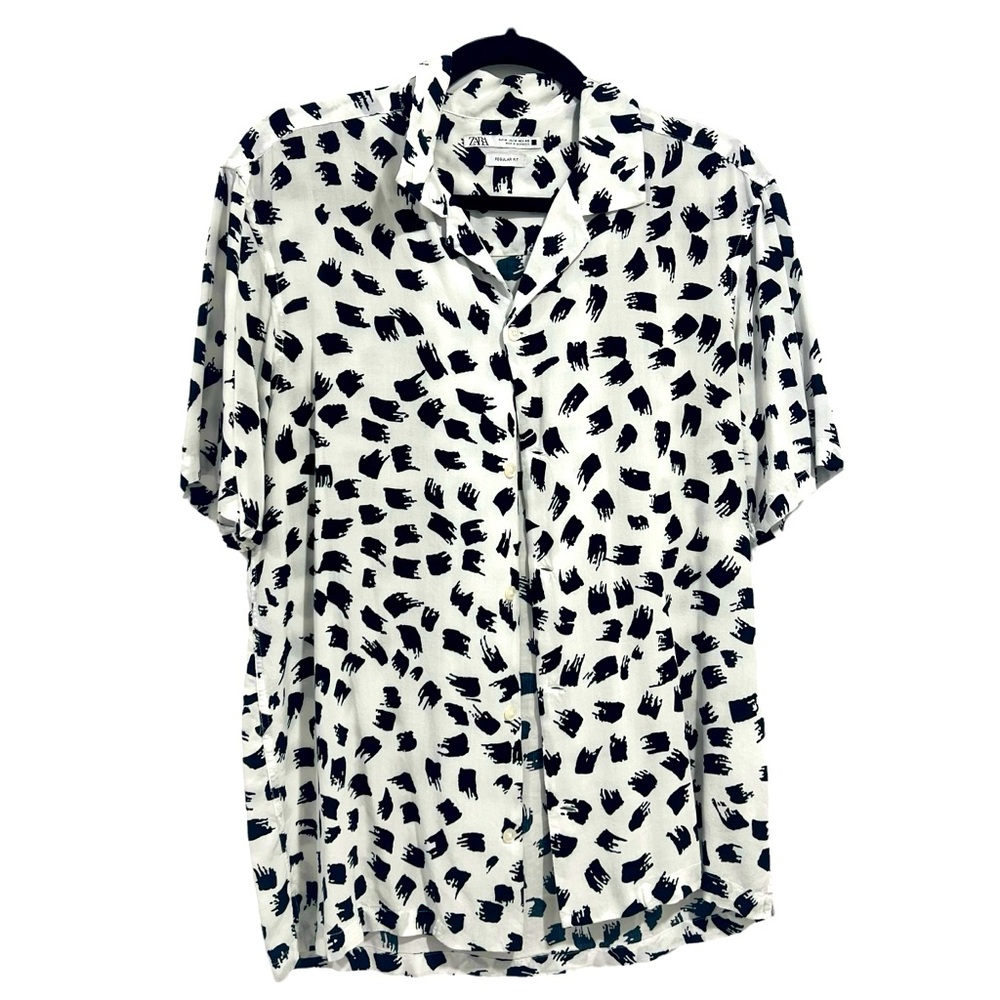 Zara men cow print Shirt